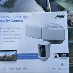 Smart WiFi Flood Light Security Camera