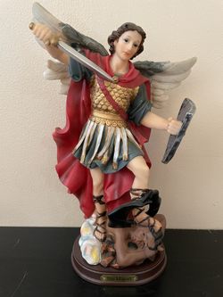 St. Michael Archangel Statue 12 Inches Tall