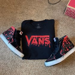 Custom Vans Shoes An Shirt 