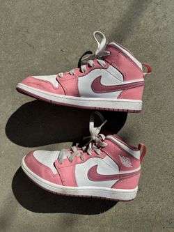 Nike Air Jordan Mid. Size: 2Y, Pink/white