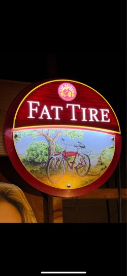 Fat Tire Beer Sign