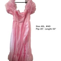 New Long Formal Dress- Size 4XL