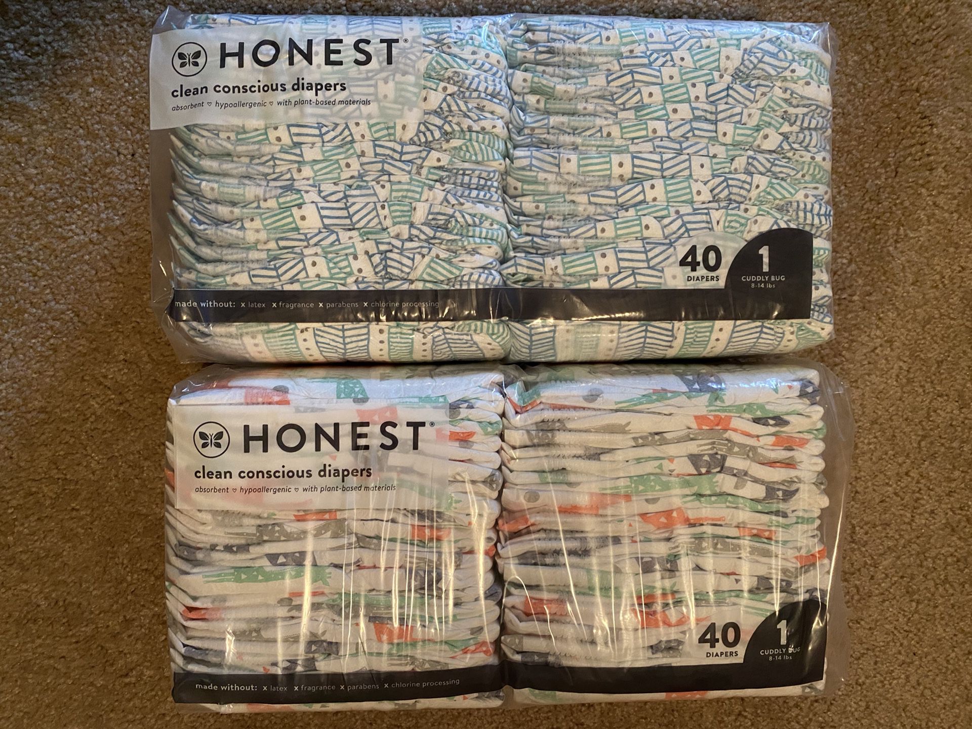 Honest Size 1 Diapers 