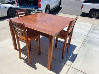 Dining table and chairs