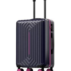 🥨Hardside Carry on Luggage 22”X 14”X9”Airline Approved,Double Spinner Wheels with Secure TSA Lock,ABS Material