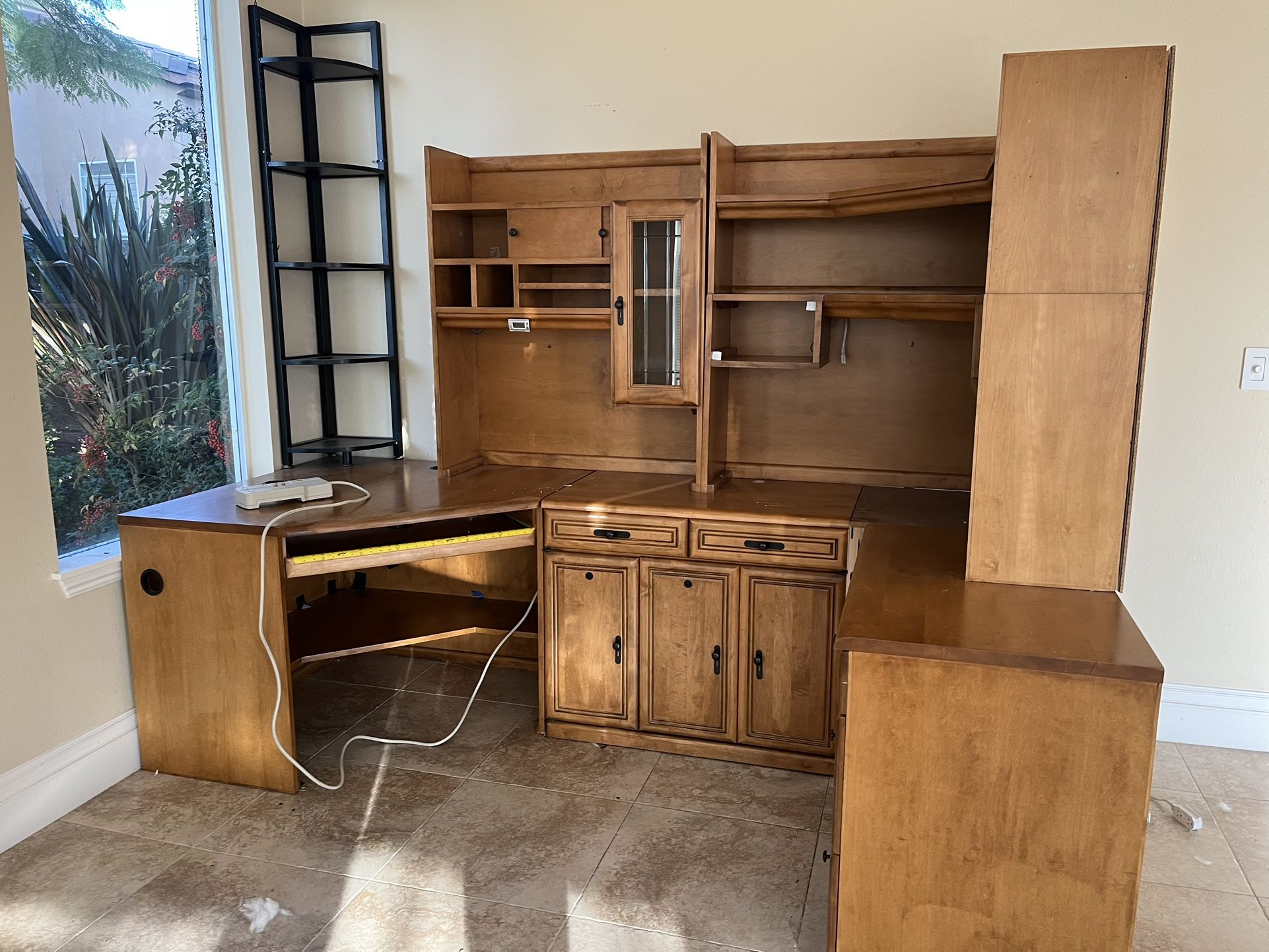 Office Desk And Storage Set