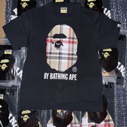 Black burbarry bape Size Medium