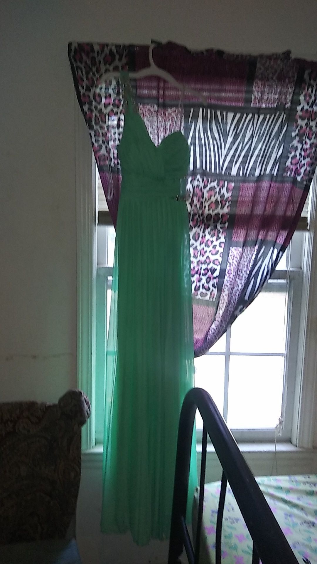 Green dress size 1 made by Jodi Kristopher