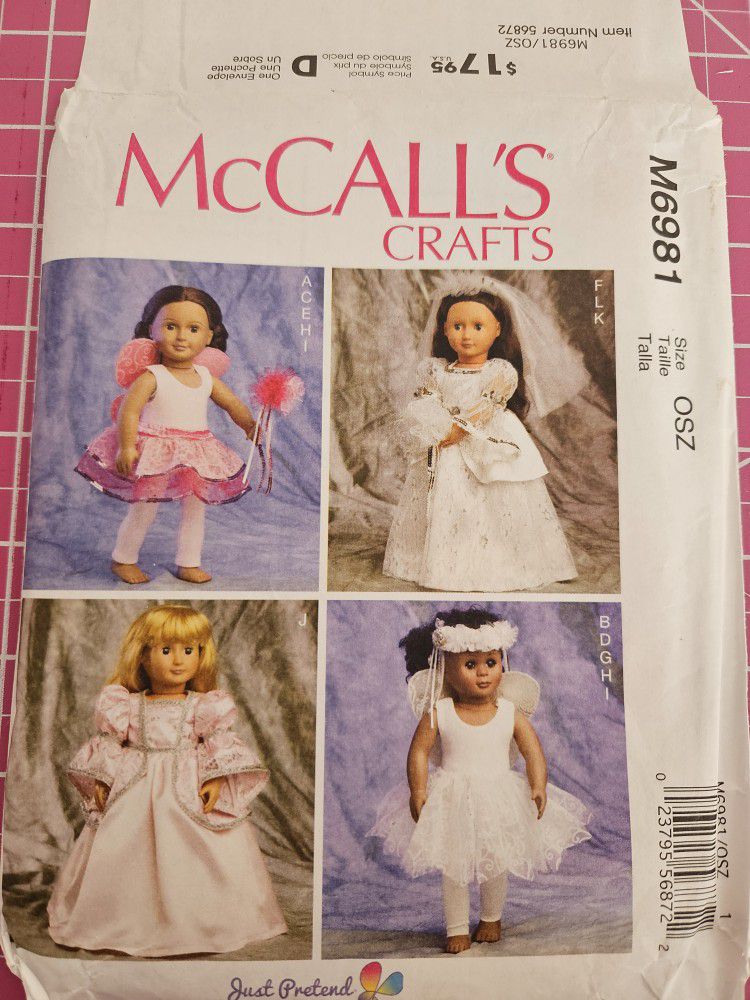 AMERICAN GIRL DOLL AND CLOTHING PATTERNS