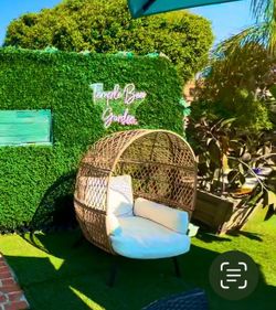 Egg patio  chair