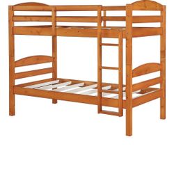 Twin Over Twin Bunk Bed 