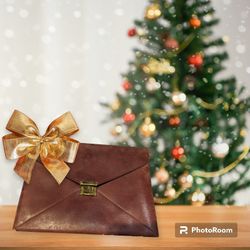 Mark Cross Vintage Envelope Clutch 