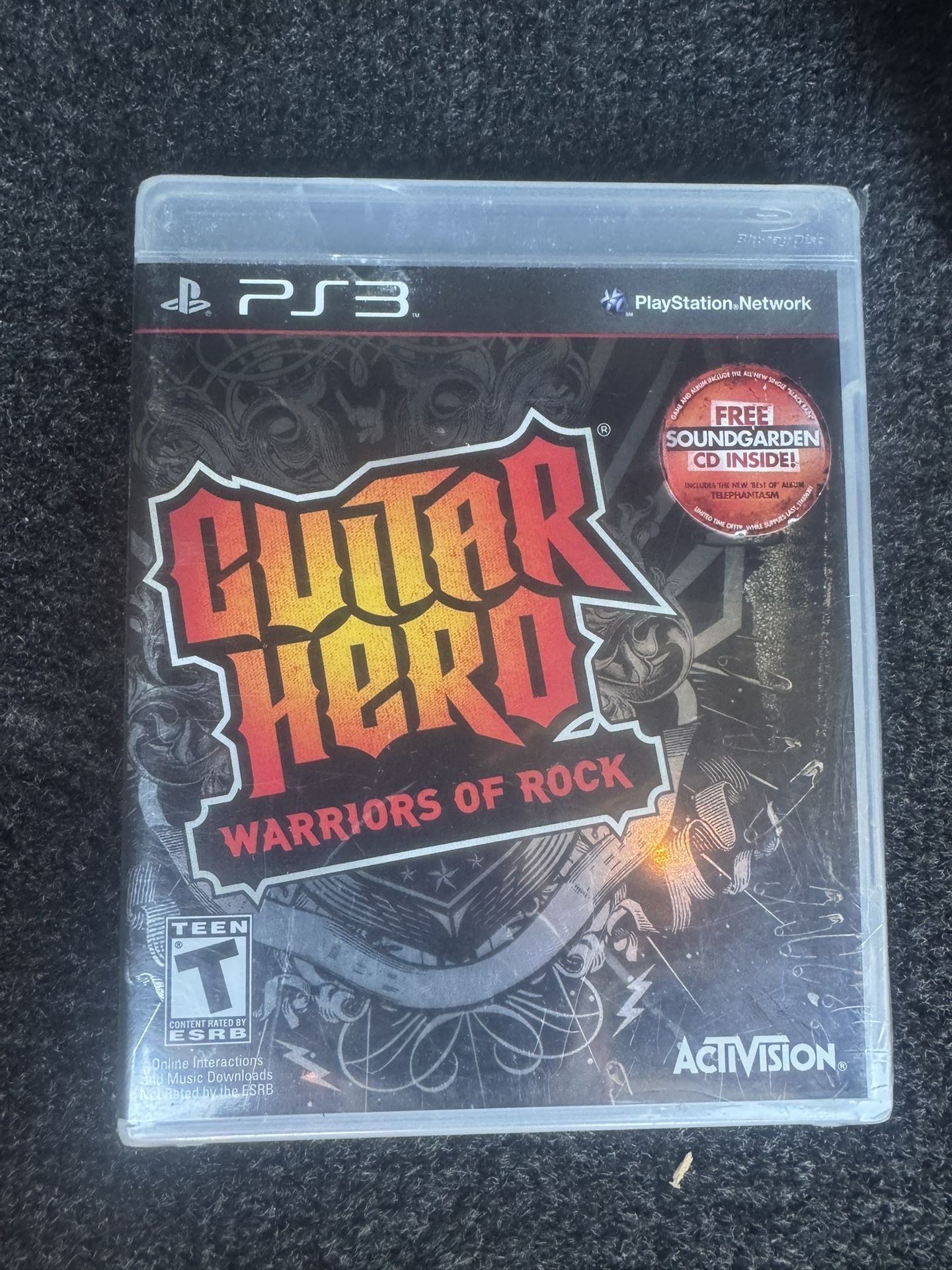 Guitar Hero Warriors Of Rock Ps3 NEW