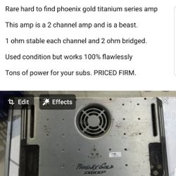 Rare Phoenix Gold Amp