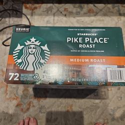 72 Pack Starbucks KEURIG PODS. Medium Roast