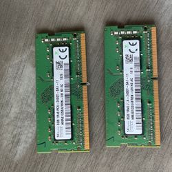 2 Sticks Of DDR4 Ram