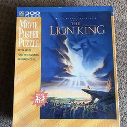 Walt Disney The Lion King Movie Poster Puzzle 