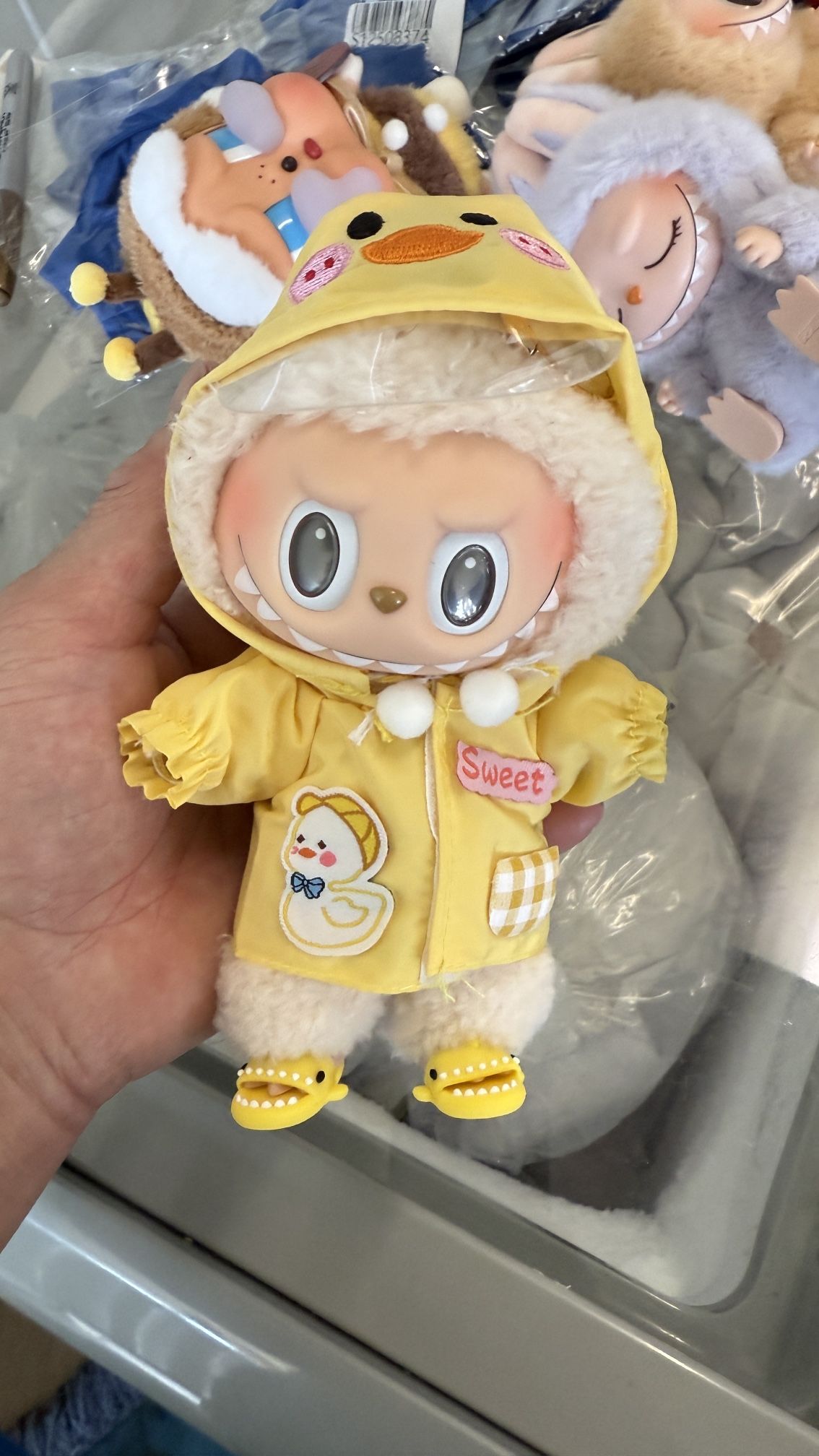 Duck Raincoat For Any Pop Mart Labubu