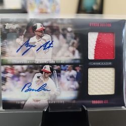 2025 Topps Series 2 Buxton And Lee Dual Patch