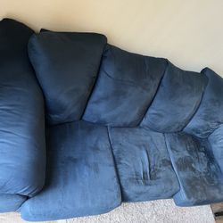 Blue Small Couch 