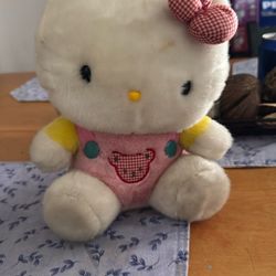 Hello Kitty & Teddy Bear Vintage Sanrio Plush