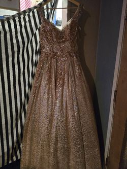 Rose Gold Quinceañera Dress ♡