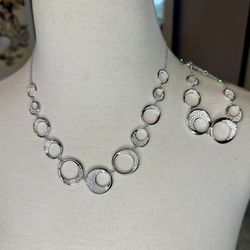 Swarovski Necklace Bracelet Set