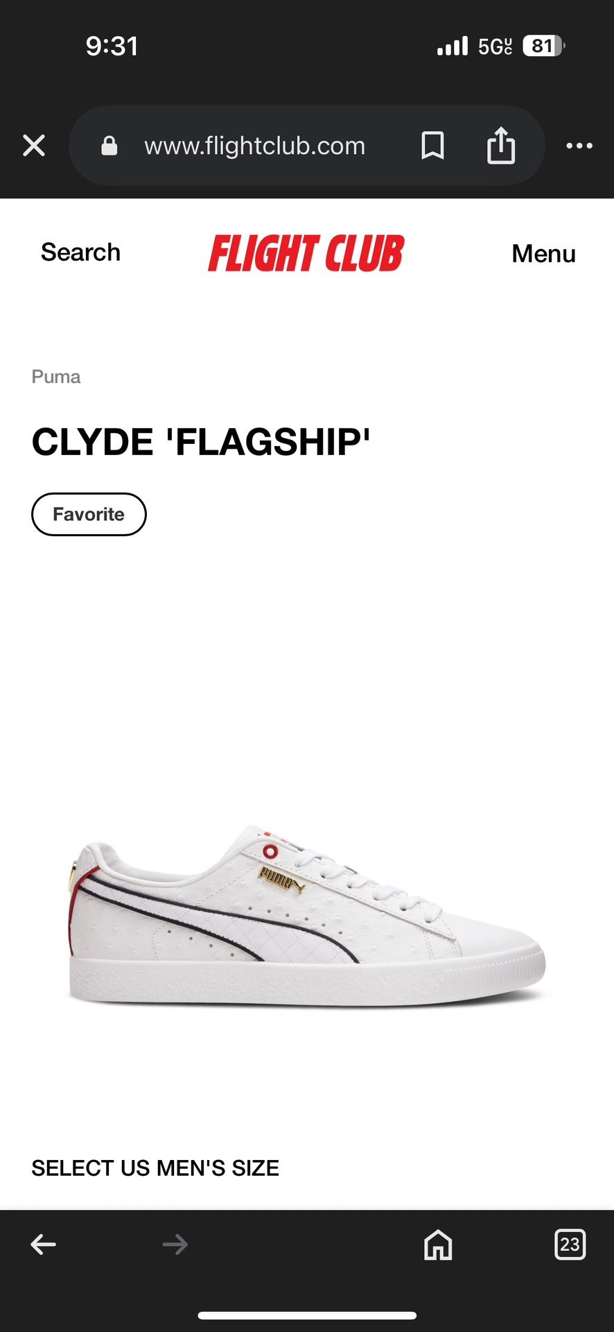 CLYDE 'FLAGSHIP' Puma Men Shoes
