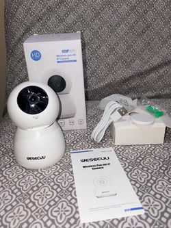 WESECUU Wireless Pan-Tilt WiFi Security Camera – $30