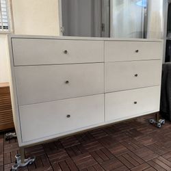 Restoration-a Hardware AUBREY SHAGREEN WIDE DRESSER (55"W x 20"D x 34"H)