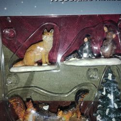 Christmas scenery animals