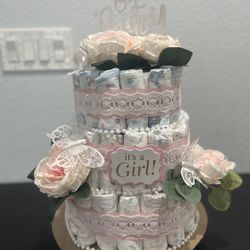Diaper Cake Baby Shower 