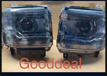 OH63  Fit 14-18 GMC Sierra 15/2500 HD Projector Halogen Headlight Pair 