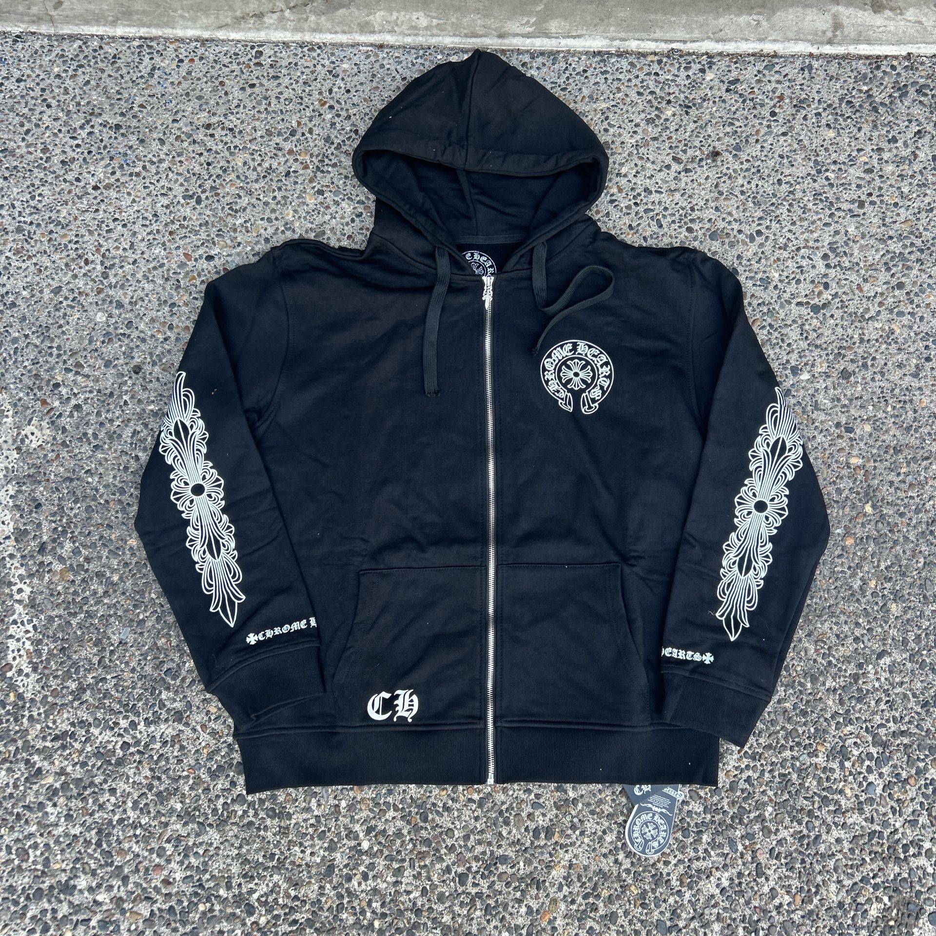 Chrome Hearts Los Angeles Exclusive Zip Up Hoodie - thefunkyskunk.ie