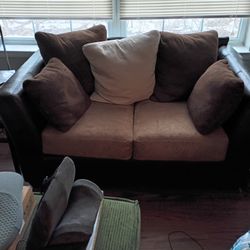 Love Seat And Big Couch