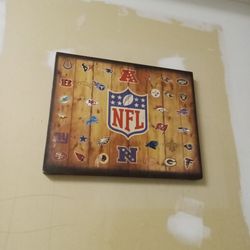 Nfl wall sign