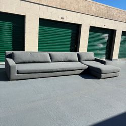 Restoration Hardware Large Down Feather Sectional Couch 🛻 Delivery Available🛻