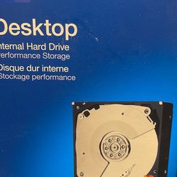 BRAND NEW UNOPENED DESKTOP INTERNAL HARD DRIVE 7200 rpm 64mb 2TB (BLACK)