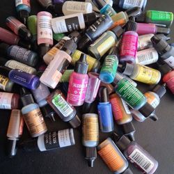 Crafters Ink, Tim Holtz Ranger Ink and Other Brands,  60 Pieces