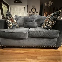 Loveseat - Oversize Chair and Ottoman