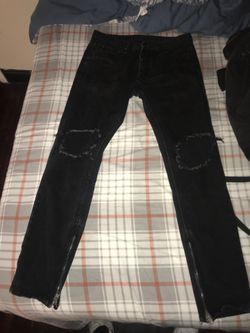 Men mnml jeans black