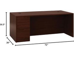 Large Mahogany Desk