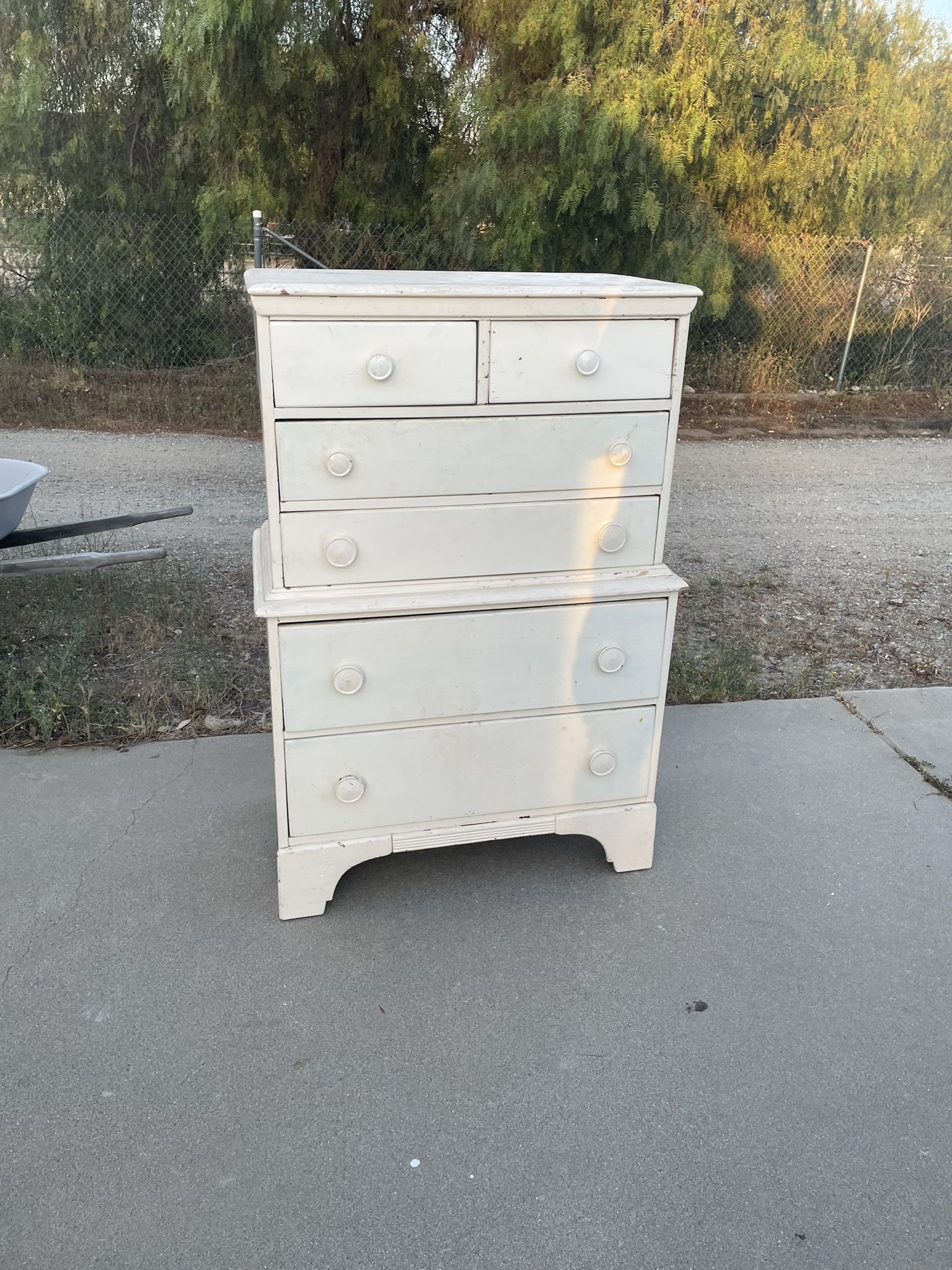 Six Dresser Drawers