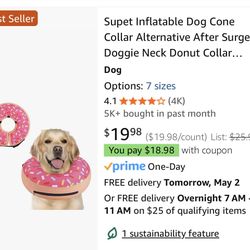 Inflatable Dog Collar 