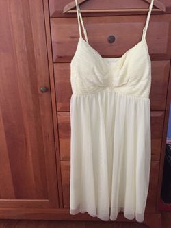 Calvin Klein yellow dress, size 12.