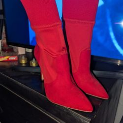 Red Booties - Boots