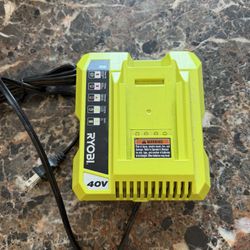 Ryobi 40V Lithium-Ion Fast Charger