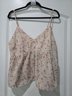 Fashion Q Pink Floral Camisole Top