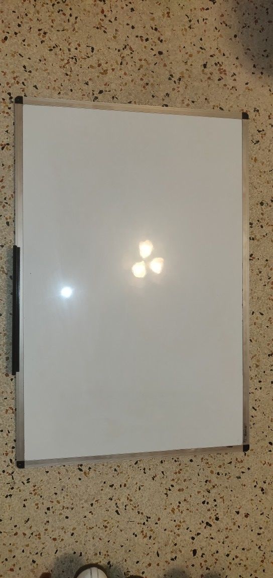 Magnetic Dry Erase White Board (Brand New, used for two days, No scratches)