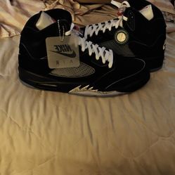 Nike Air Jordan 5 "Black Metallic" Sz. 12M